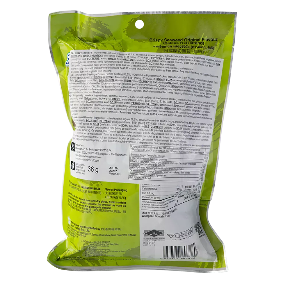 SELECO Nori Original Seaweed Snack 36G