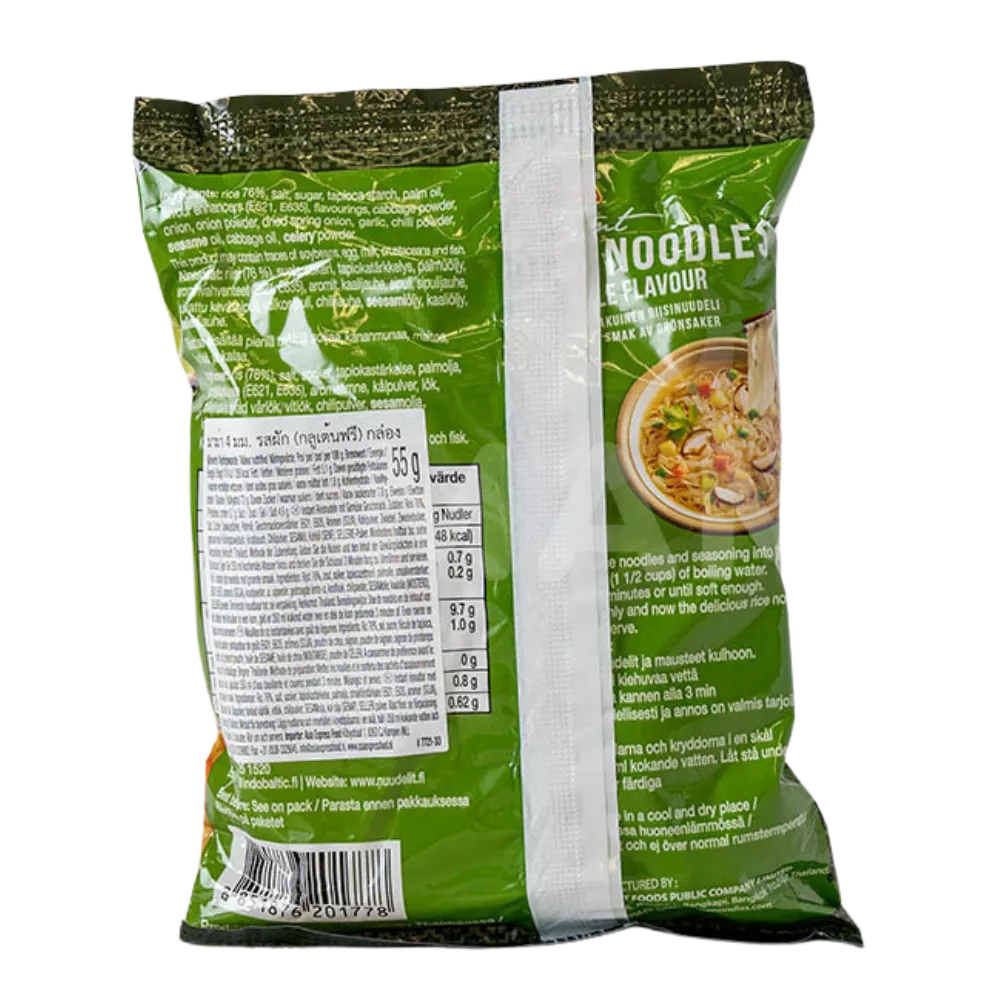 MAMA Instant Rice Noodles Vegetable Gluten Free 55G