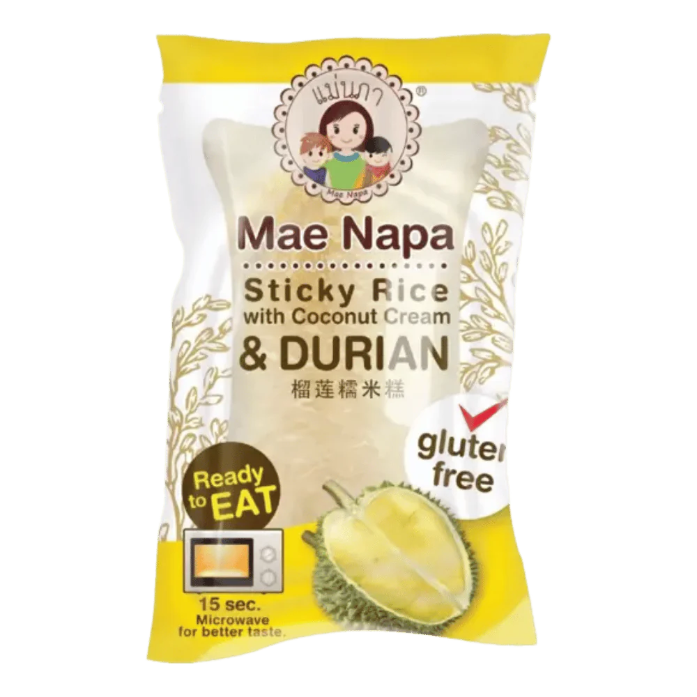 MAE NAPA Steamed Sticky Rice Cake Coco & Mango 80G