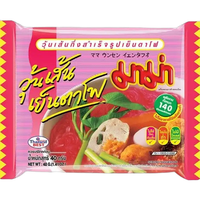 MAMA Instant Bean Noodles Yen Ta Fo Pk 40G