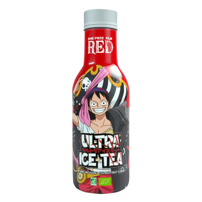 ULTRA ICE TEA ORGANIC One Piece RED Luffy 500ML