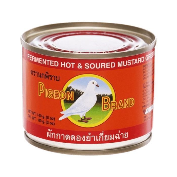 PIGEON BRAND Pickled Hot & Sour Mustard 140G