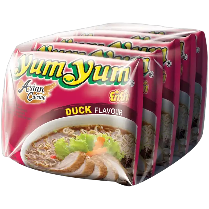 YUM YUM Instant Noodles Duck Bag 5x60G