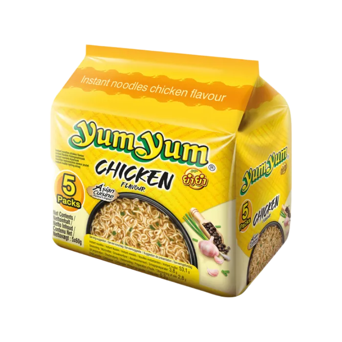 YUM YUM Instant Noodles Chicken Bag 5x60G