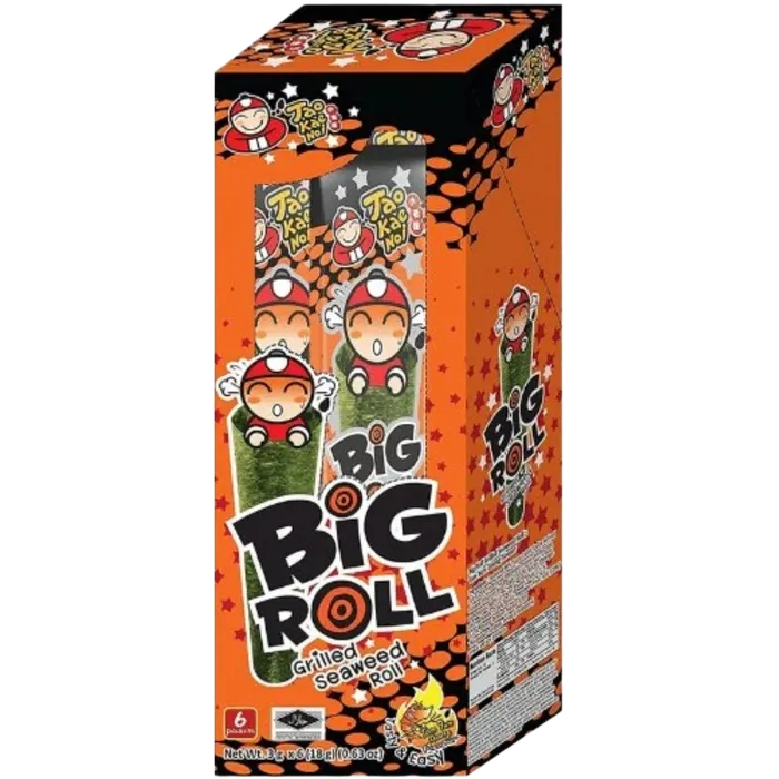 TAOKAENOI Big Roll Grill Seaweed Tom Yum 18G