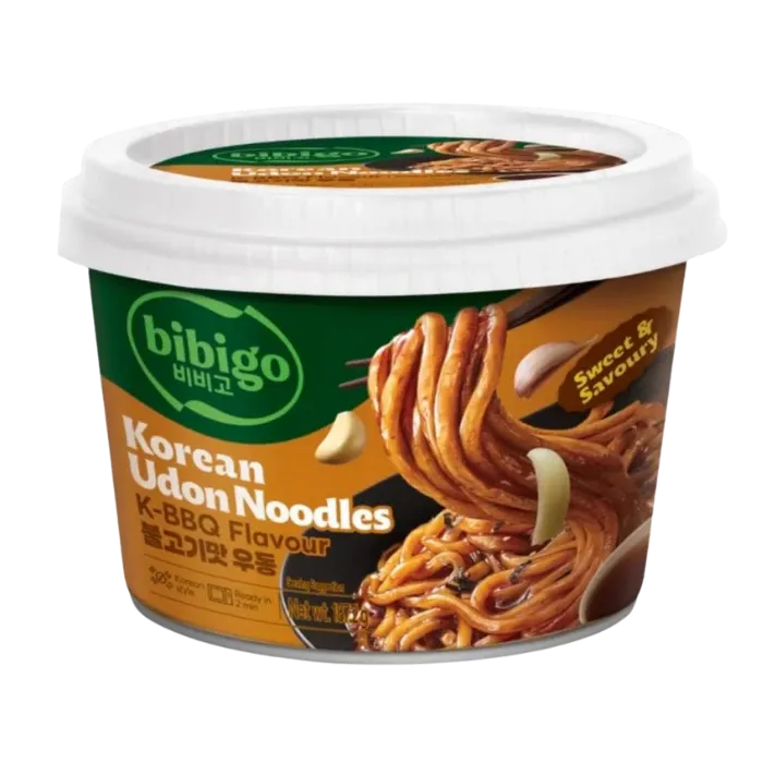BIBIGO Udon Noodles Korean Style BBQ Bowl 187g