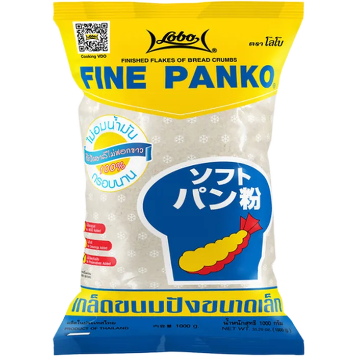 LOBO Breadcrumbs Fine Panko Bag 1KG