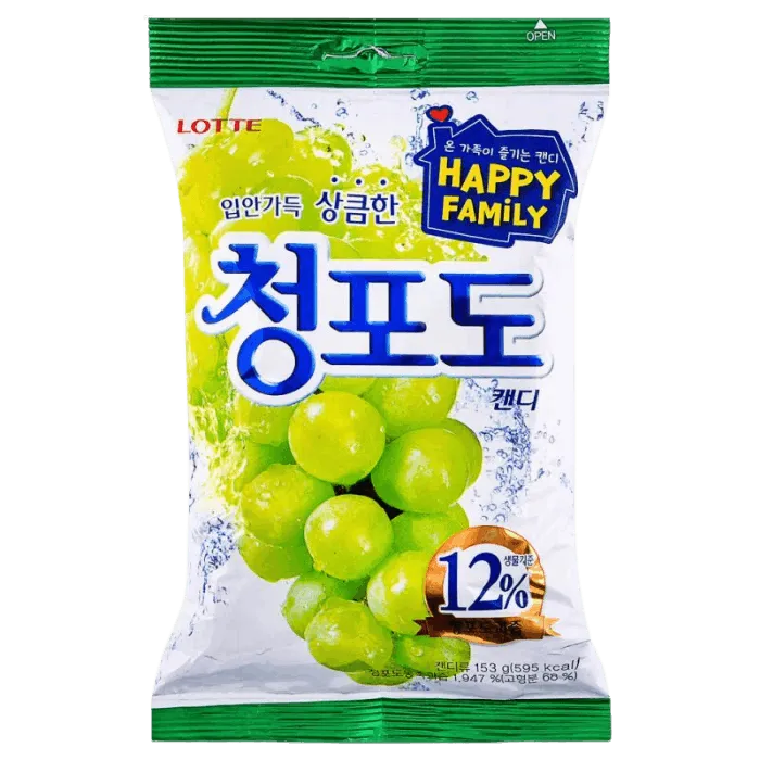 LOTTE grape candy 153g