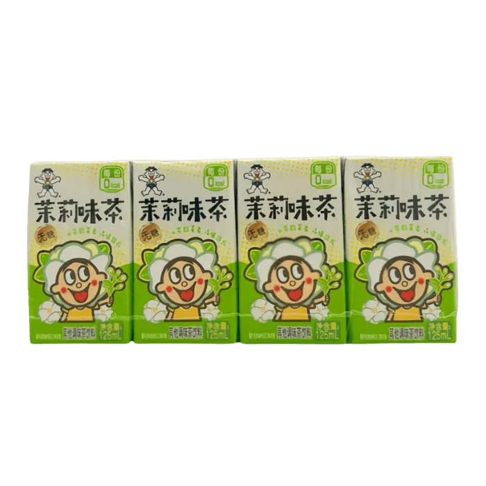 WANT WANT iced tea jasmine tea sweetened 4x125ml