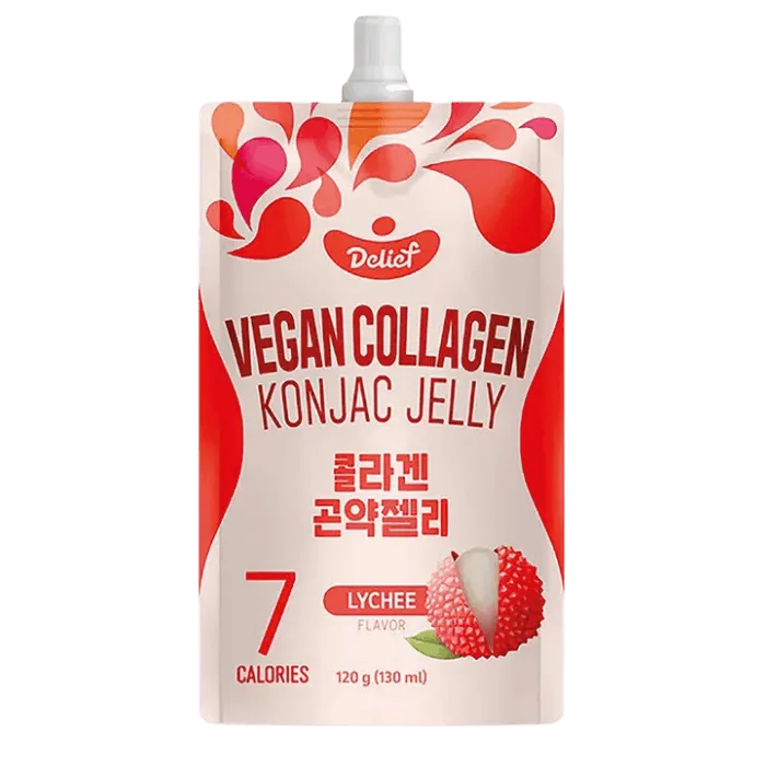DELIEF Collagen Konjac Jelly Litchi 120g