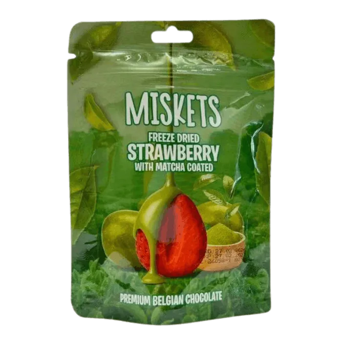 MISKETS strawberries coated with matcha 80g