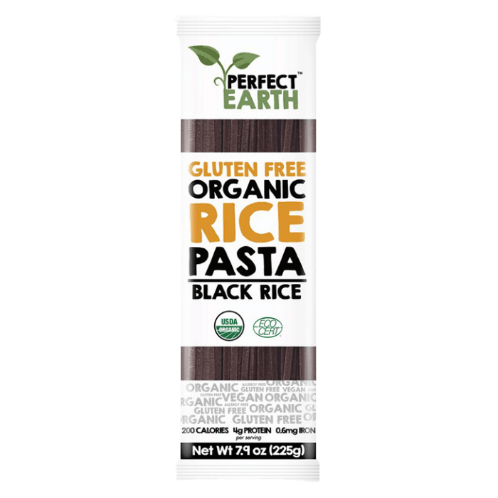 PERFECT EARTH Black Organic Rice Noodles 225g