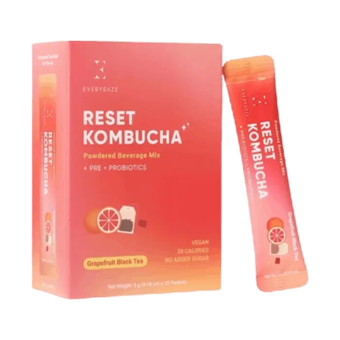 EVERYDAZE Reset Kombucha Grapefruit BlackTea 10x5g