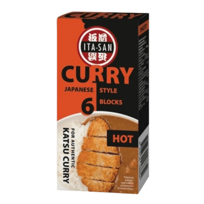 ITA-SAN Japanese curry blocks hot 100g