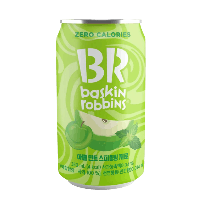 BASKIN ROBBINS Sparking Zero Apple Mint 350ml