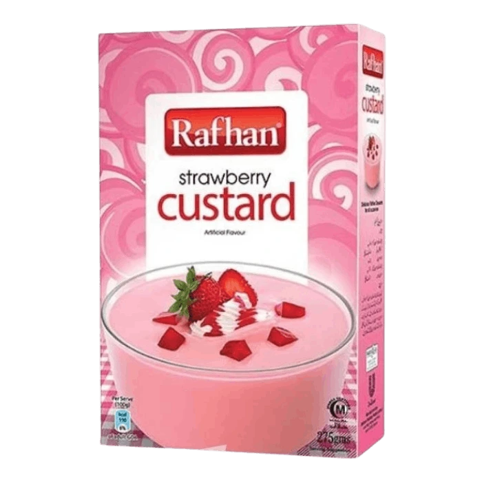 RAFHAN Custard Strawberry 275g