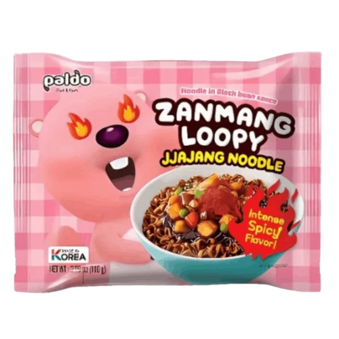 PALDO instant noodles Zangman Loopy spicy 110g