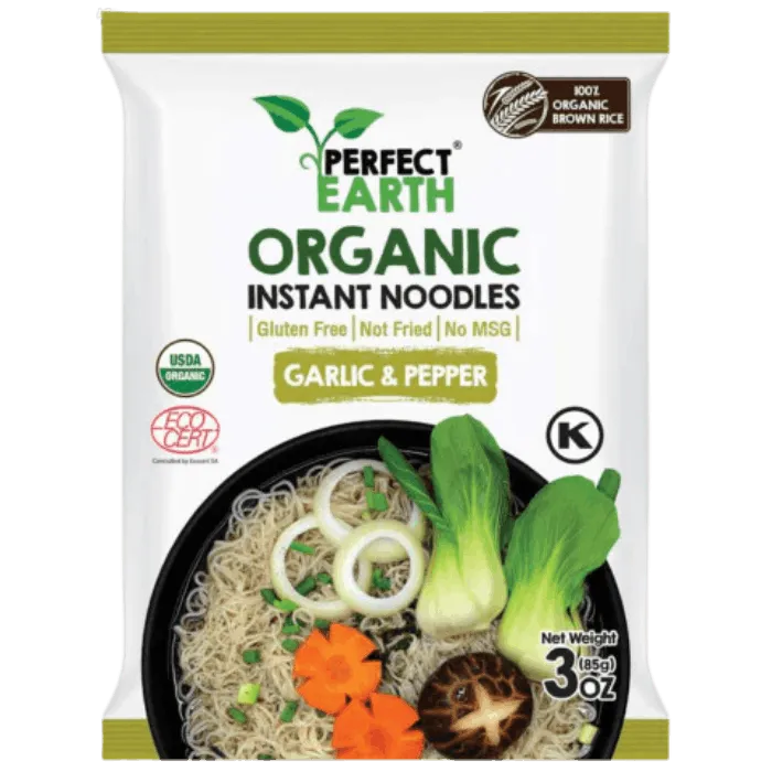 PERFECT EARTH Organic Instant Noodles Knob.&Pepper 85G
