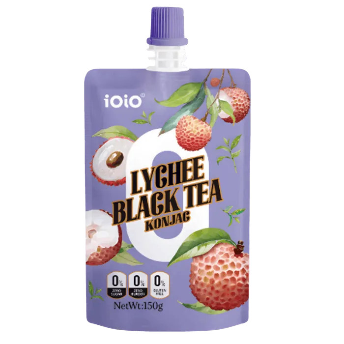 Shichuan Konjac Jelly Lychee Black Tea 150G