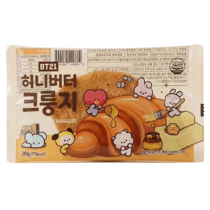 BT21 Honey Butter Crungzee 20G