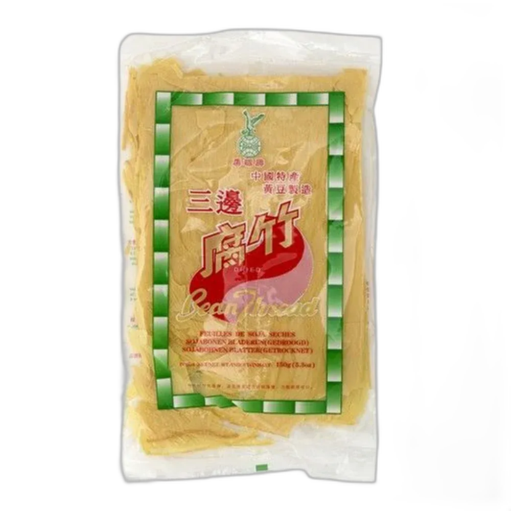 EAGLOBE Dried Tofu Leaves 150G - Vegan soy leaves for Asian dishes