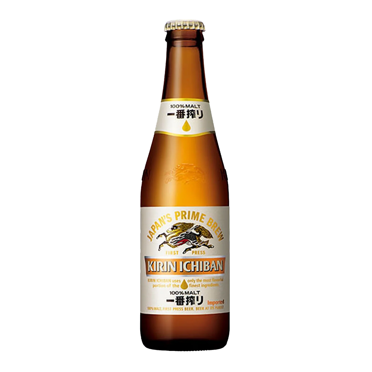 KIRIN Ichiban Beer Bottle Alk.5% 330ML