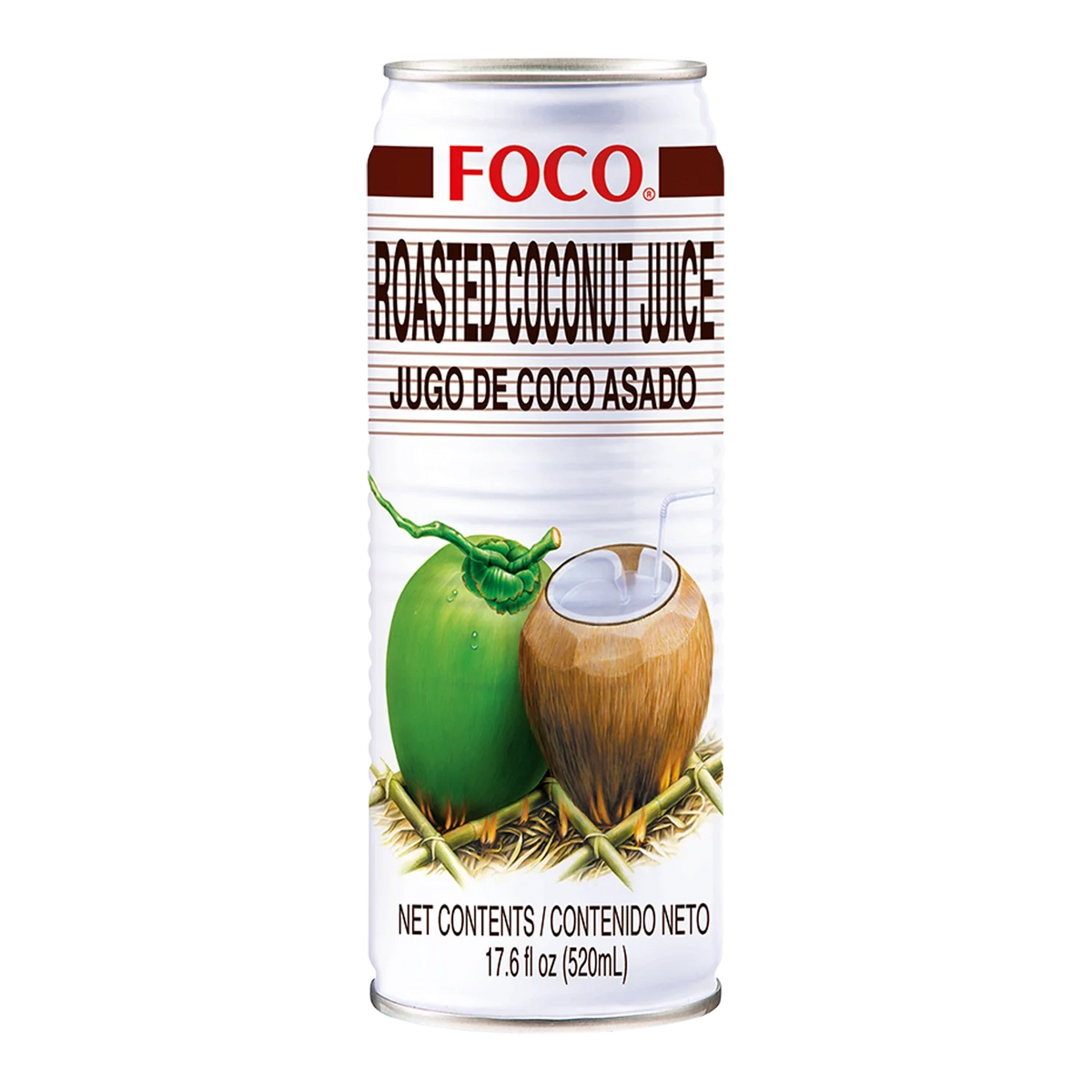 FOCO Coconut Juice with Roasted Flavor 520ML