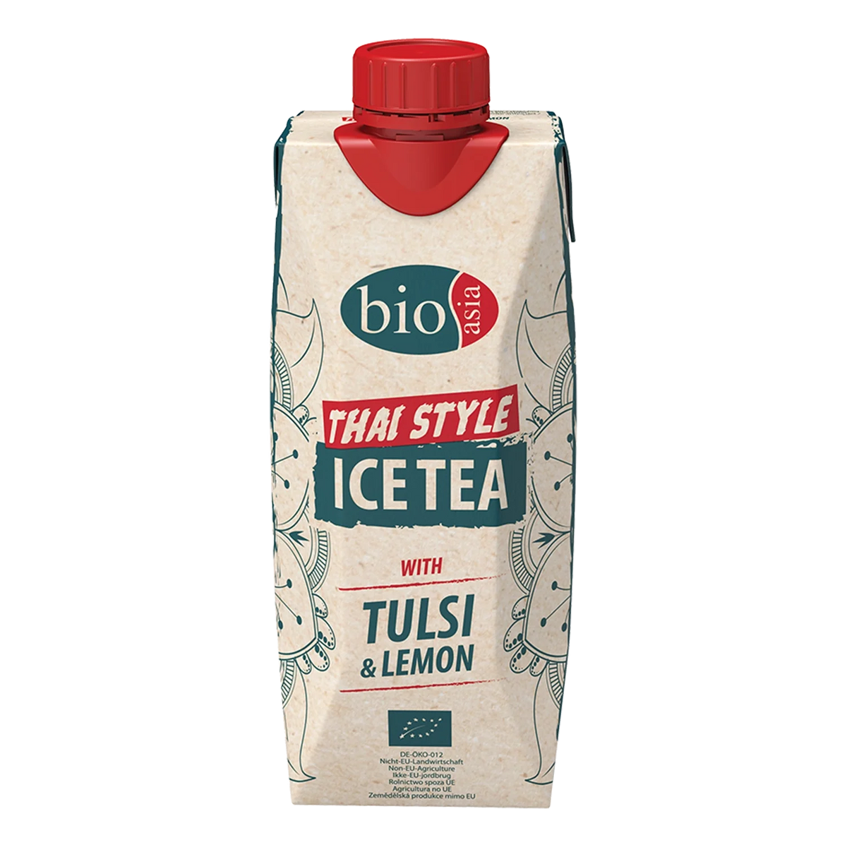 BIOASIA organic iced tea with tulsi and lemon 500ML