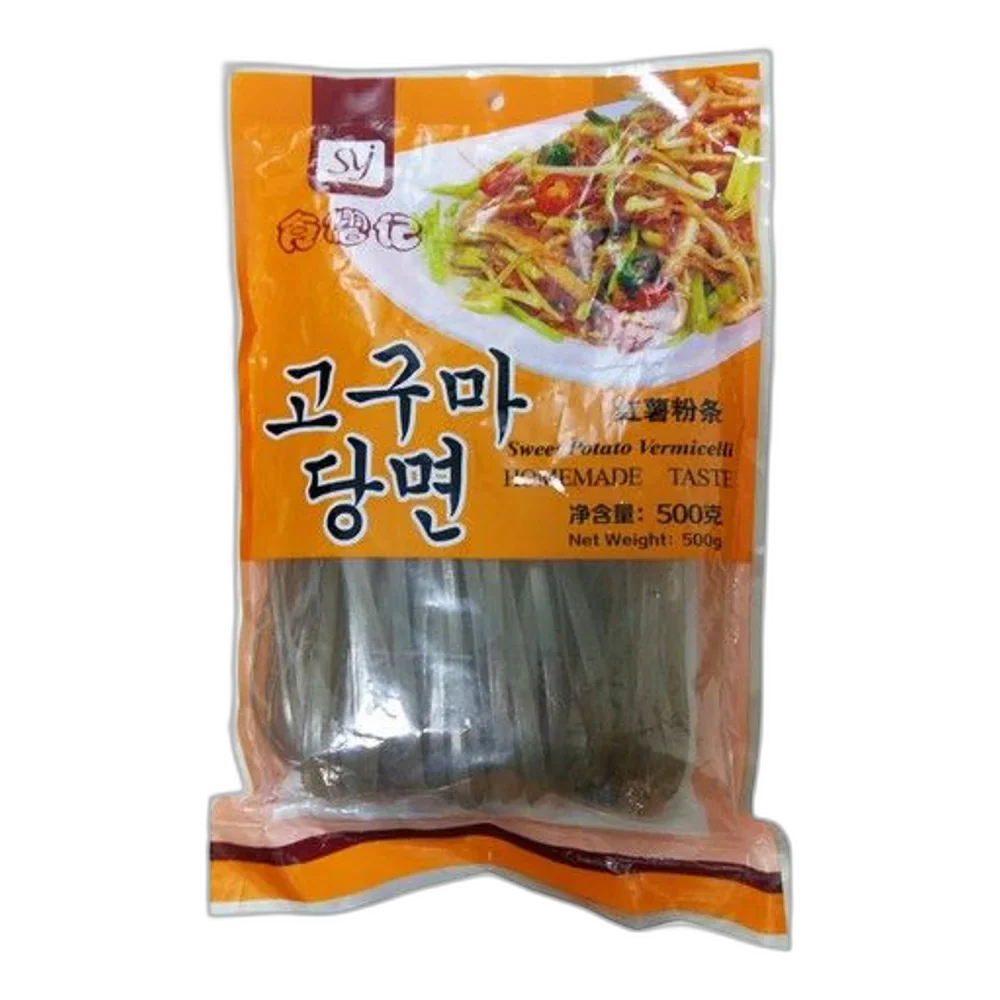 JING YI GEN Sweet Potato Noodles Wide 500G