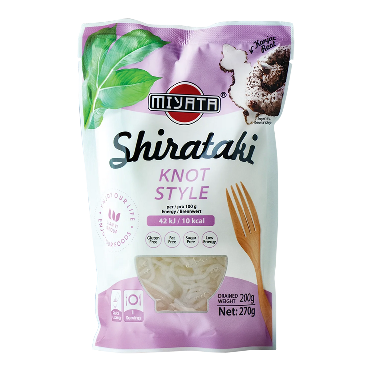 Miyata Shirataki Knot Style Noodles 270G