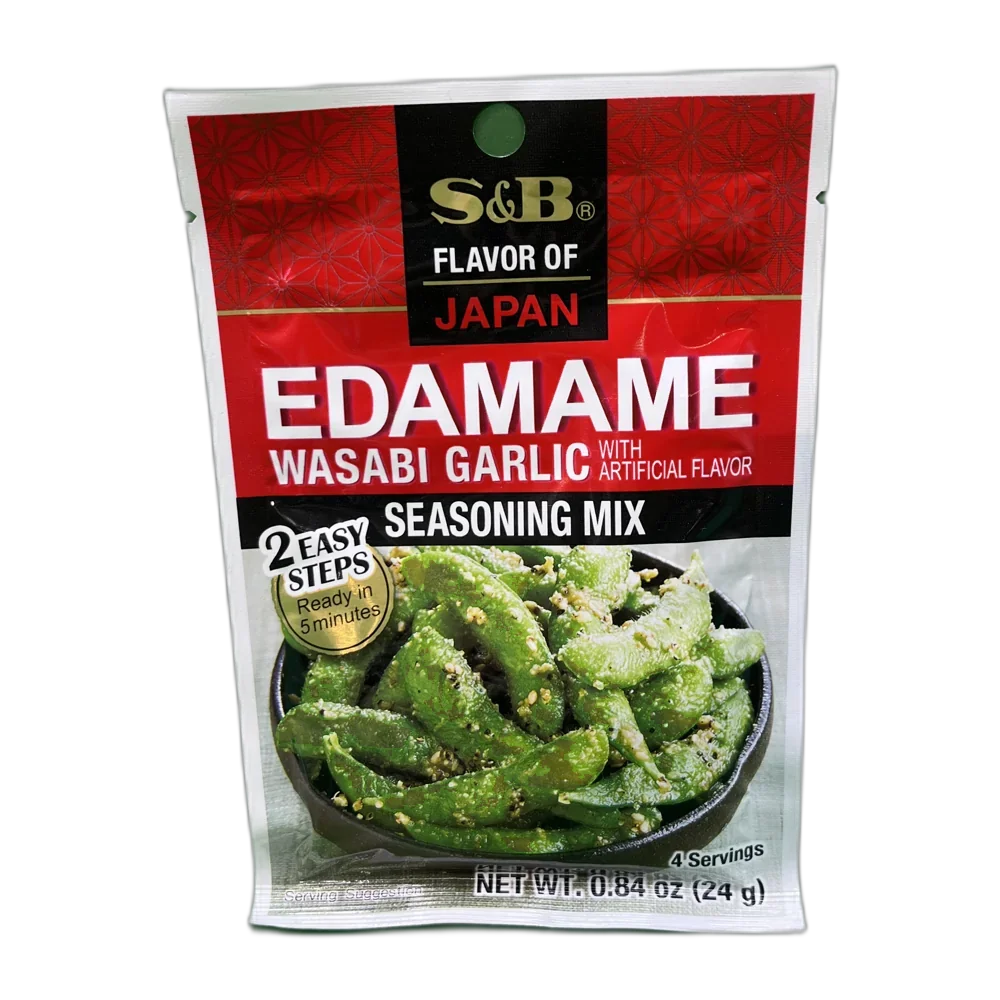 S&B Edamame Wasabi Garlic Spice Mix 24G