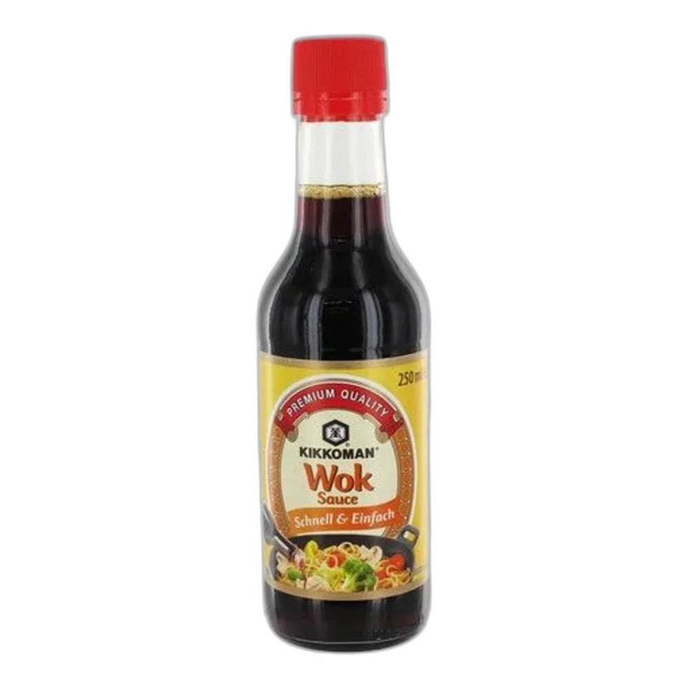 KIKKOMAN wok sauce – stir-fry sauce for Asian wok dishes | 250ml