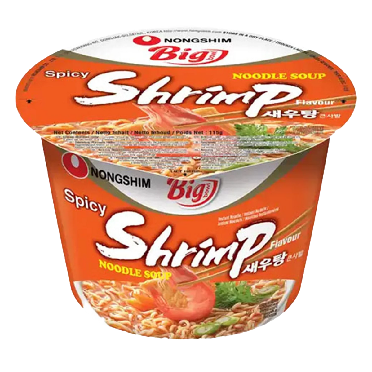 NONGSHIM Instant Noodles Shrimp Bowl 115G