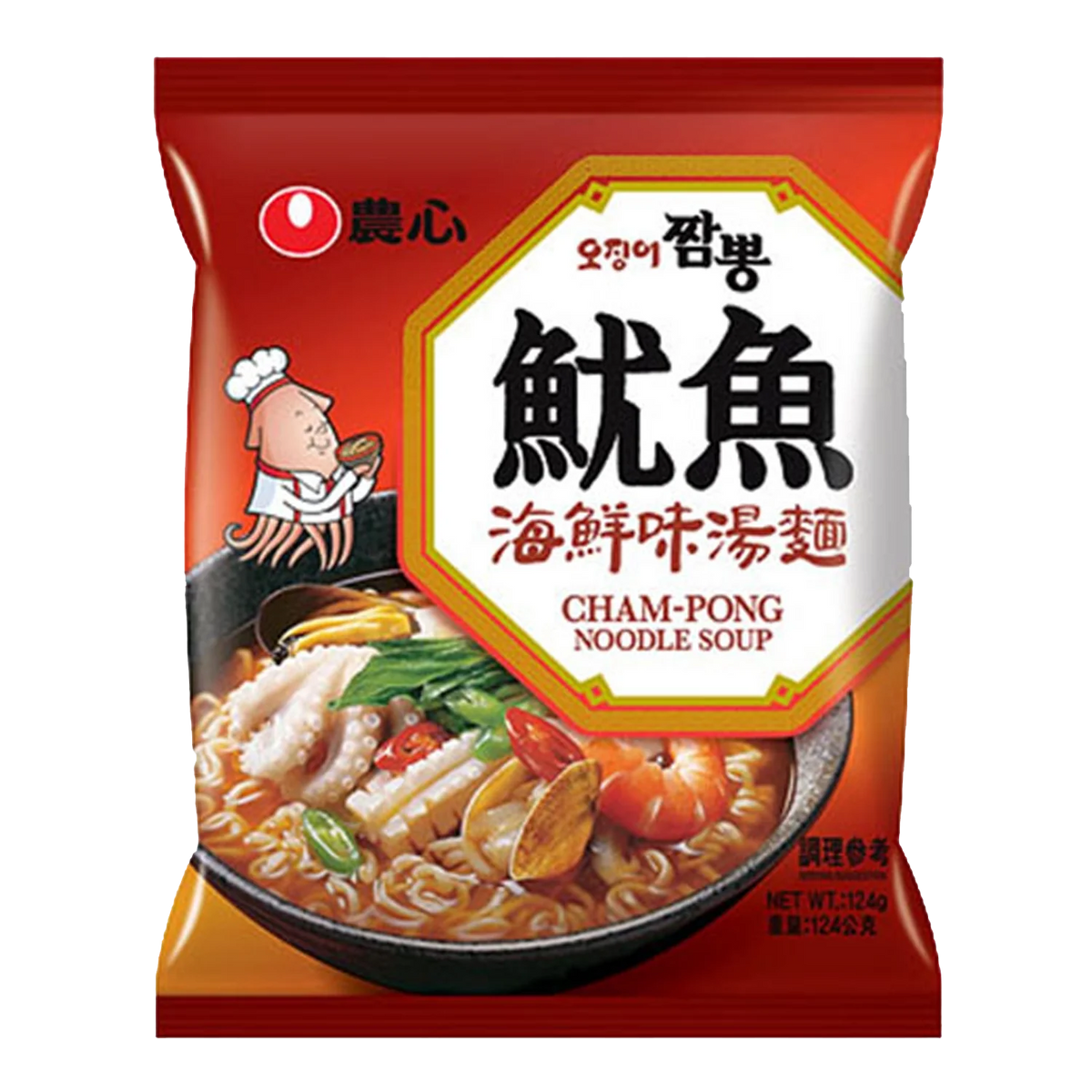 NONGSHIM Instant Noodles Champong 124G