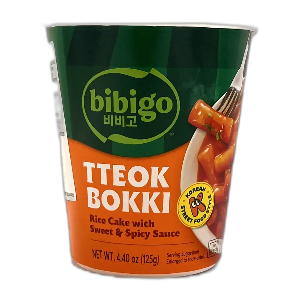 BIBIGO Tteokbokki With Hot & Spicy Sauce 125G