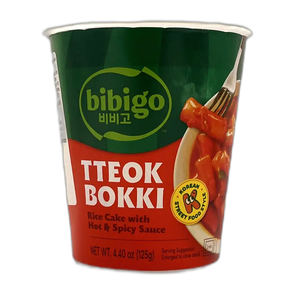 BIBIGO Tteokbokki With Hot & Spicy Sauce 125G