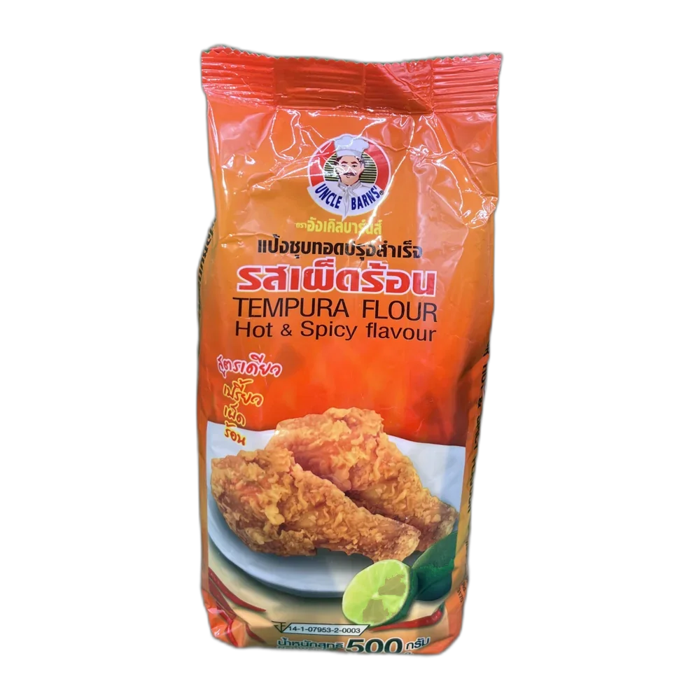 UNCLE BARNS Tempura Flour Hot & Spicy 500G
