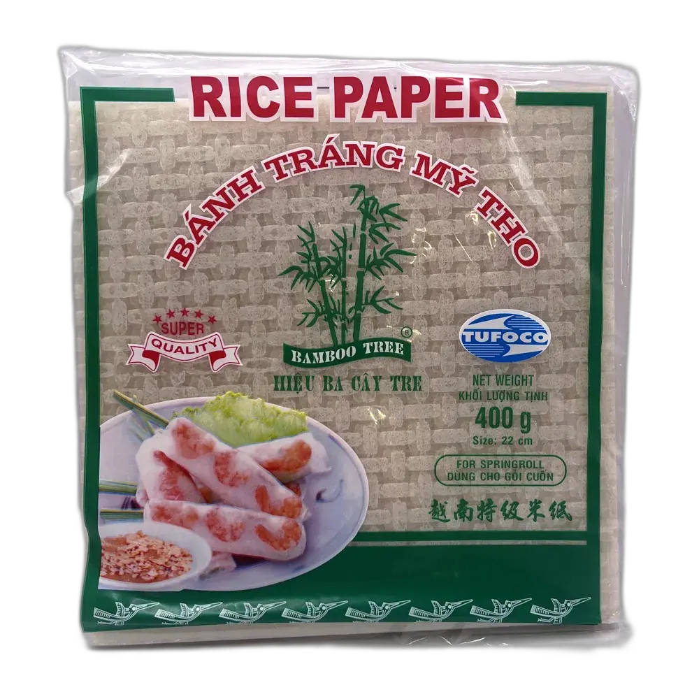 BAMBOO TREE Rice Paper Square 400G