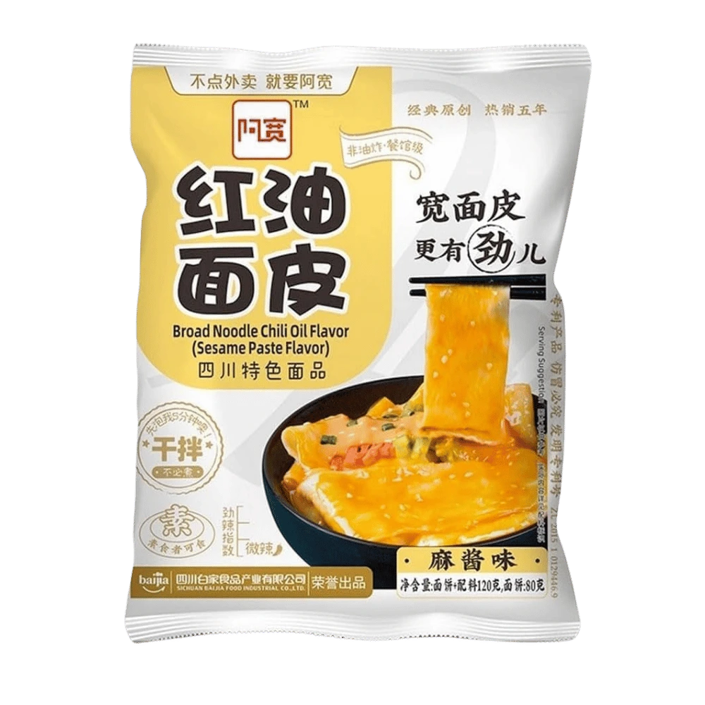 BAIJIA Broad Noodle Sesame Paste Flavor 115G