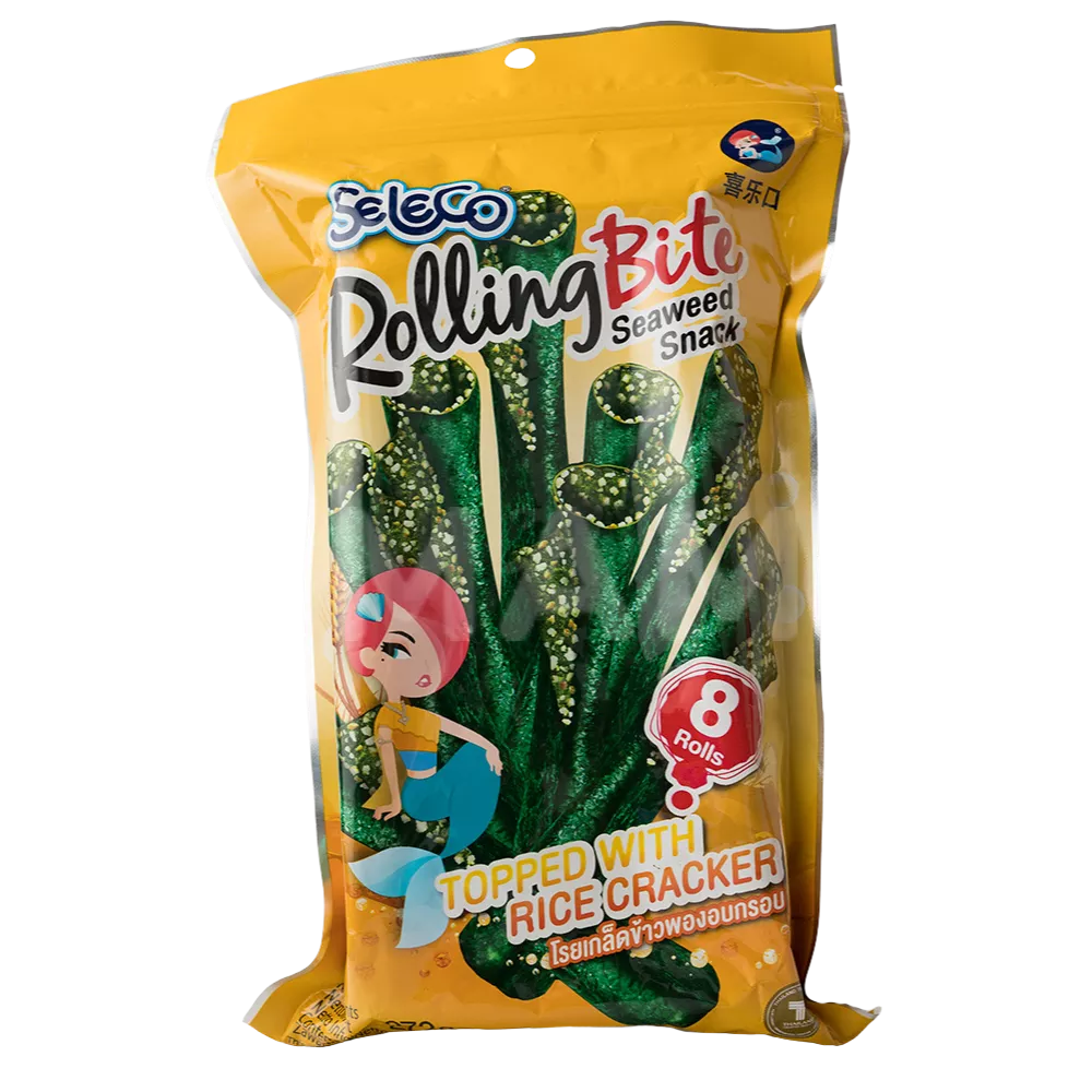 SELECO Rolling Bite Seaweed Snack Rice 27.2G