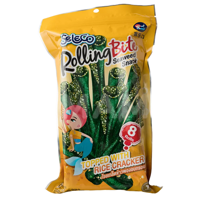 SELECO Rolling Bite Seaweed Snack Rice 27.2G