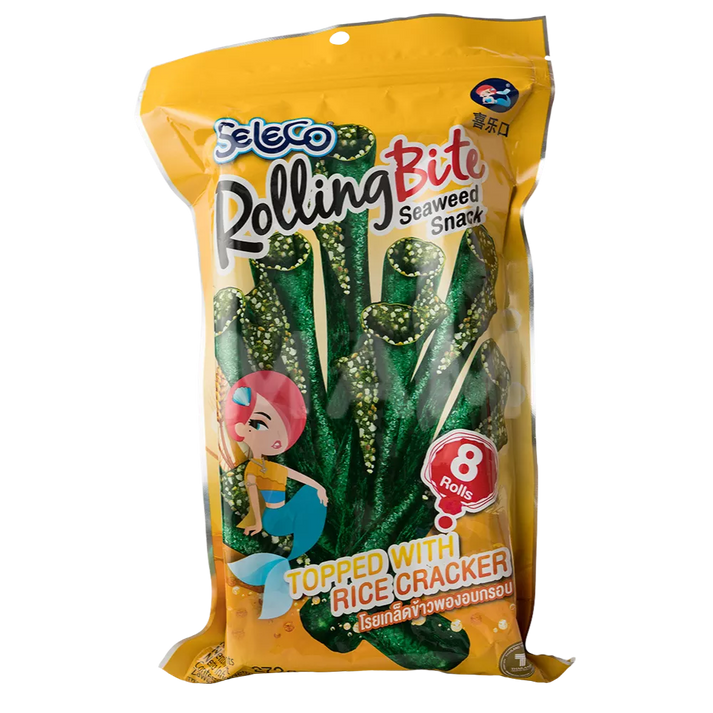 SELECO Rolling Bite Seaweed Snack Rice 27.2G