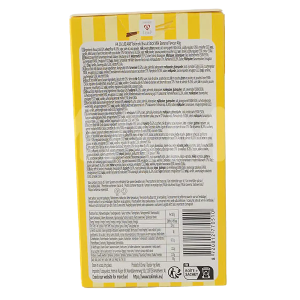TOKIMEKI Biscuit Milk Banana Flavor 40G