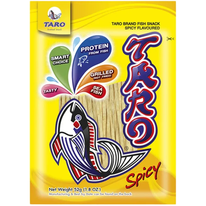 TARO Fish Snacks Hot Pk 52G