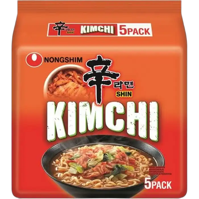 NONGSHIM Instant Noodles Shin Kimchi Ramyun 5x120G