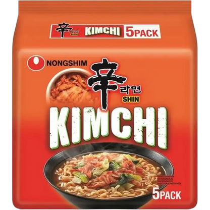 NONGSHIM Instant Noodles Shin Kimchi Ramyun 5x120G