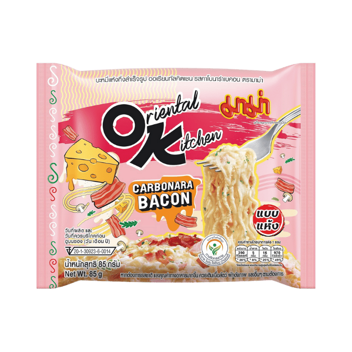 MAMA Instant Noodles Carbonara Bacon 85G