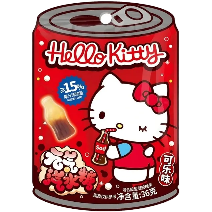 Quanji Hello Kitty Soda Candy Cola 36G