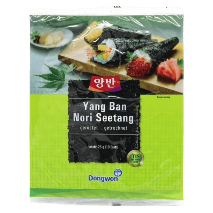 DONGWON seaweed roasted for sushi 10 sheets 25g