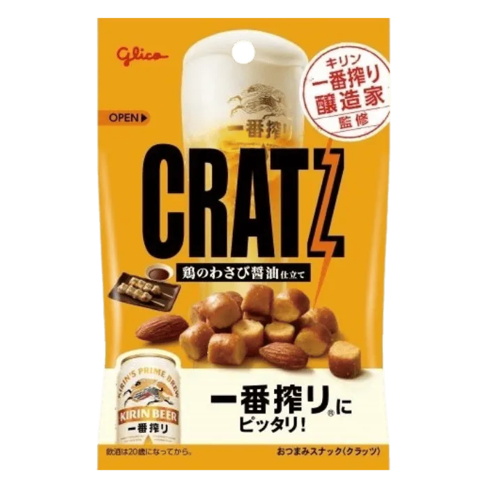 GLICO Cratz Chicken Wasabi Soy Sauce Pastries 42g